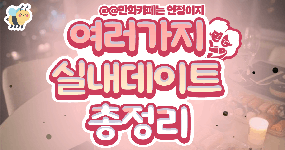 여러가지 실내데이트 총정리