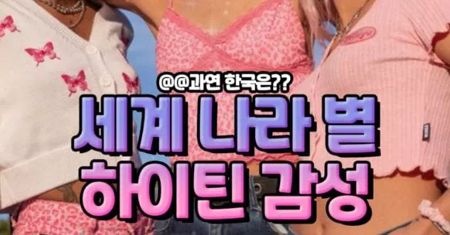 세계 나라별 하이틴 갬성