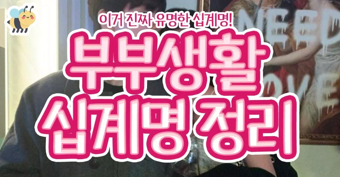 부부생활 십계명 정리