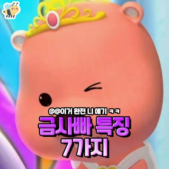 금사빠 특징 7가지