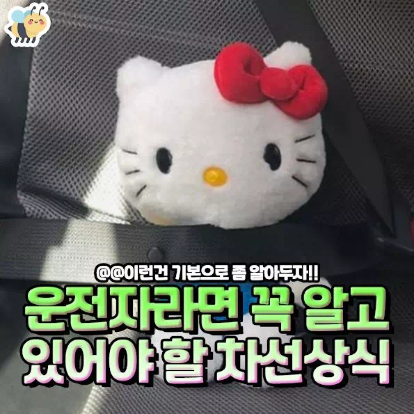 운전자라면 꼭 알고 있어야 할 차선상식