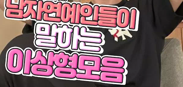 남자연예인들이 말하는 이상형모음