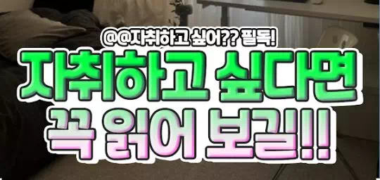 자취하고 싶다면 꼭 한번 읽어 보길