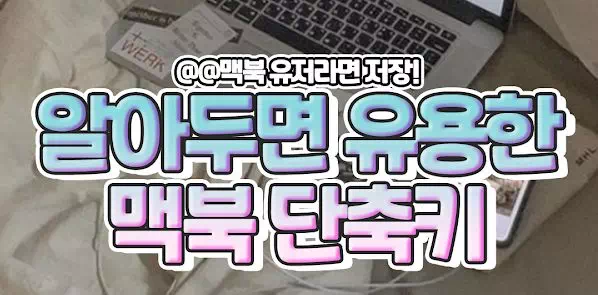 알아두면 유용한 맥북 단축키